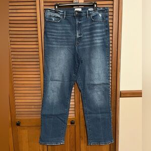 Sofia by Sofia Vergara Women's Dark Blue Relaxed Jeans